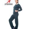 Women's tracksuit: vibrant two-tone design. Soft, slightly shiny fabric, precise stitching. Casual chic style with a relaxed