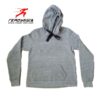 Fitted ladies' sweatsuit in soft heather grey. Skinny leg cut, ribbed cuffs and waistband, subtle topstitching detail visible