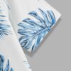 Men's T-shirt with vibrant tropical leaves print. Soft sublimation fabric, clean stitching. Lightweight and breathable, perfe