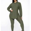 Most Selling Curved Hem Hoodie Sexy Fitting Tracksuit - Premium quality manufacturing view - View 8 of 8