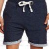 Close-up of lightweight running shorts, breathable polyester fabric texture, reinforced stitching. Ideal for activewear, colo