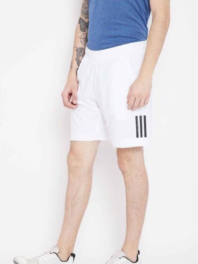 Lightweight running shorts. Breathable fabric texture, subtle stitching. Hints of royal blue. Perfect training apparel. - Vie