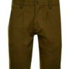 Heavyweight cotton shorts, relaxed fit. Notice the textured fabric, reinforced stitching, and subtle color variations. Casual