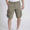 Heathered grey training shorts with black elastic waistband. Premium stitching, soft, flexible knit. Gym ready comfort. - Vie