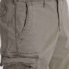 Heathered grey training shorts with black elastic waistband. Premium stitching, soft, flexible knit. Gym ready comfort. - Vie