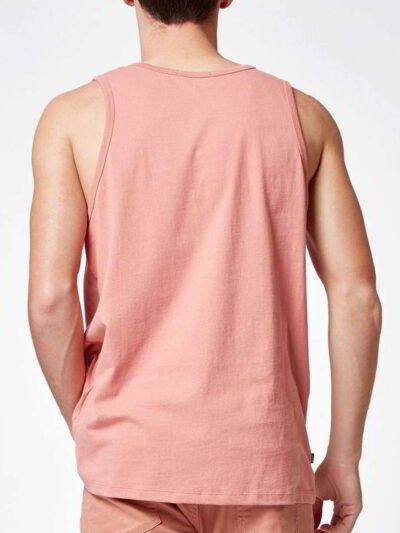 Fitness tank tops: heather gray and solid black. Breathable knit fabric, clean seams, athletic fit. Ideal for gym wear. - Vie
