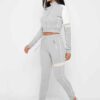 Greybiege tracksuit joggers. Soft fleece, fine stitching, relaxed fit. Perfect casual or teamwear. Subtle stripe detail. - Vi