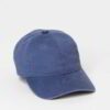 Denim navy cap with subtle stitching detail. Adjustable back strap ensures a perfect fit. Classic, casual headwear in sturdy