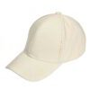 PU leather baseball cap in a solid color. Snapback closure, detailed stitching, and adjustable fit for men & women. Modern hi