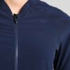 Ladies' vibrant two-piece tracksuit. Soft, stretchy fabric, maybe fleece. Figure-hugging fit, athletic-inspired stitching det