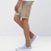 Athletic shorts with compression liner. Durable stitching, slight sheen. Breathable fabric. Ideal for gym workouts. Available