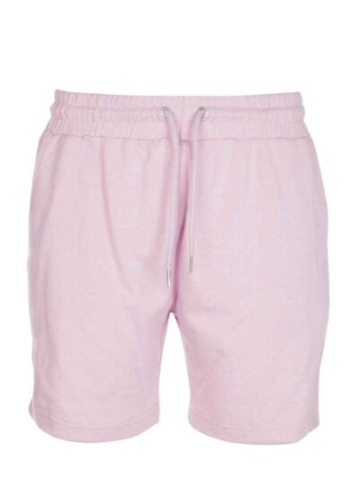 Close-up of breathable training shorts. Lightweight, textured fabric. Reinforced stitching for durability. Ideal for active w