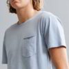 Bulk crew neck t-shirts; soft, breathable cotton with reinforced stitching. Classic cut, ideal for printing. Notice the smoot