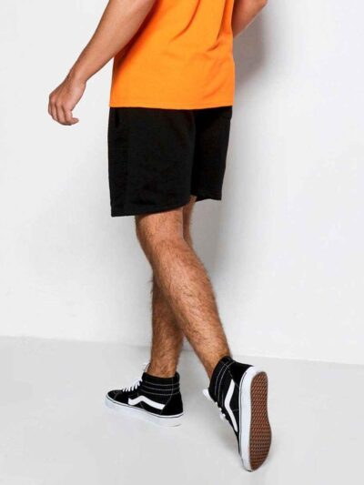 Casual summer shorts with custom embroidery. Lightweight fabric, textured look, neat stitching. Perfect for warm weather! - V