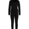 Custom embroidered tracksuits. Soft-brushed fleece interior, durable outer. Detailed stitching on chest & sleeve. Sporty runn