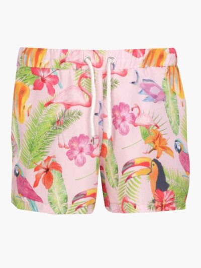Vibrant streetwear shorts. Bold all-over print, crisp stitching, soft-looking fabric. Elastic waistband. Perfect summer style