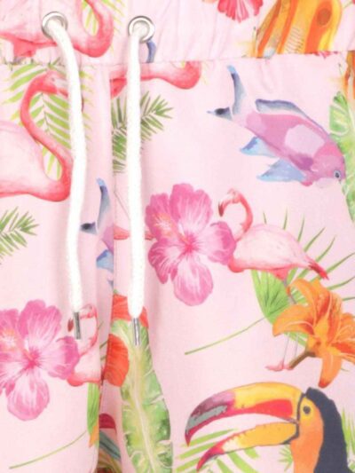 Vibrant streetwear shorts. Bold all-over print, crisp stitching, soft-looking fabric. Elastic waistband. Perfect summer style
