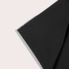 Close-up of a well-stitched, comfortable t-shirt. Soft cotton blend, smooth texture, excellent drape. Crew neck, short sleeve