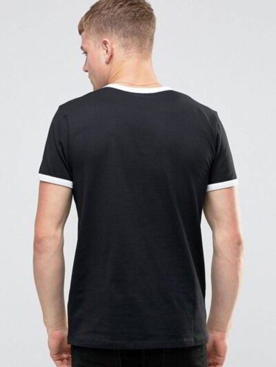 Crew neck graphic tee. Soft, heathered fabric, durable double-stitched seams. Casual everyday wear. Hints of green and white