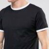 Crew neck graphic tee. Soft, heathered fabric, durable double-stitched seams. Casual everyday wear. Hints of green and white
