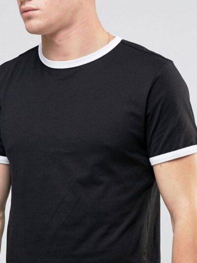 Crew neck graphic tee. Soft, heathered fabric, durable double-stitched seams. Casual everyday wear. Hints of green and white