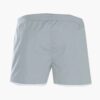 Heavy cotton casual shorts. Relaxed fit, visible stitching detail. Streetwear style in muted color. Durable construction. Ide