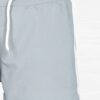 Heavy cotton casual shorts. Relaxed fit, visible stitching detail. Streetwear style in muted color. Durable construction. Ide