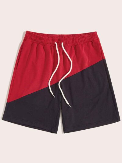 Light blue running shorts, quick-dry fabric texture, secure zipper pockets. Lightweight athletic wear with fine stitching det