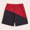 Light blue running shorts, quick-dry fabric texture, secure zipper pockets. Lightweight athletic wear with fine stitching det