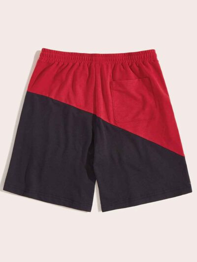 Light blue running shorts, quick-dry fabric texture, secure zipper pockets. Lightweight athletic wear with fine stitching det