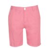 Close-up of vibrant running shorts. High-stretch spandex, fine stitching details. Athletic apparel in bright hues, ideal for
