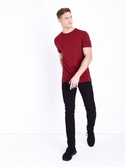 Soft organic cotton tees with clean stitching. See the slight texture and the rich, solid coloring. Sustainable everyday wear
