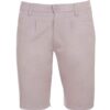 Close-up of athletic shorts. Smooth, flexible fabric, reinforced stitching. Deep black with subtle reflective accents. Workou