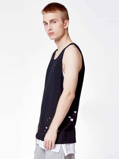 Heathered racerback tank top. Soft, breathable knit with durable flatlock stitching. Perfect blank canvas for customization.