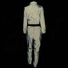Reflective tracksuit set: shimmering silver accents on durable black fabric. Visible zipper tracks, tailored fit, quality sti