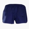 Streetwear shorts with graphic print, cotton-blend twill, reinforced stitching. Casual summer garment in vibrant colors. Dura