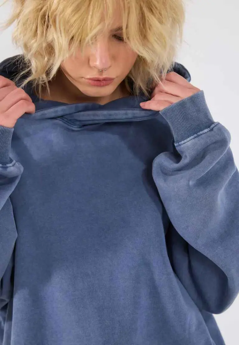 Custom Acid Wash Oversized Drop Shoulder Hoodie Wholesale RO-9999-26