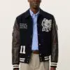 Custom Basketball Graphic Varsity Bomber Jacket Wholesale RO-1876-26
