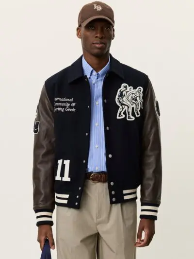 Custom Basketball Graphic Varsity Bomber Jacket Wholesale RO-1876-26