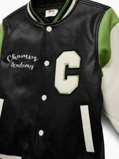 Custom Colorblock Kids Varsity Jacket RO-1893-26
