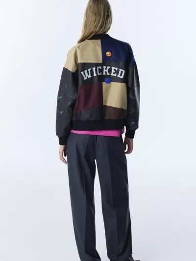Custom Colorblock Patchwork Varsity Bomber Jacket Wholesale RO-1878-26