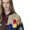 Custom Colorblock Patchwork Varsity Bomber Jacket Wholesale RO-1878-26
