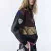 Custom Colorblock Patchwork Varsity Bomber Jacket Wholesale RO-1878-26