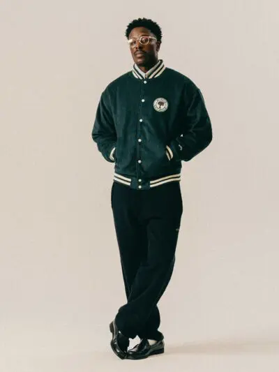 Custom Corduroy Wool Varsity Jacket RO-1902-26