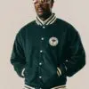 Custom Corduroy Wool Varsity Jacket RO-1902-26