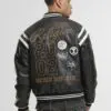 Custom Faux Leather Retro Varsity Jacket RO-1892-26