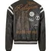 Custom Faux Leather Retro Varsity Jacket RO-1892-26