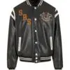 Custom Faux Leather Retro Varsity Jacket RO-1892-26