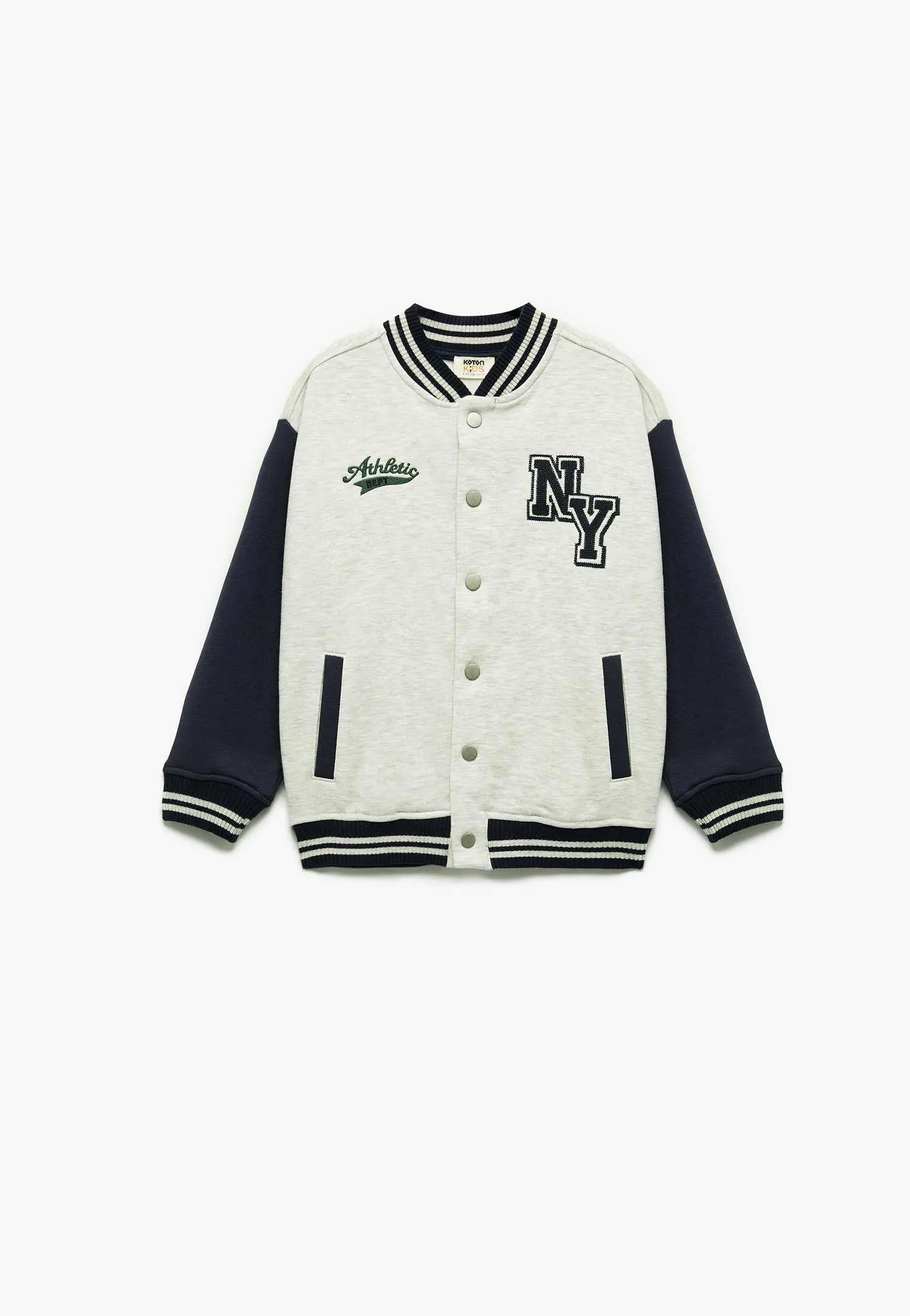 Custom Fleece Kids Varsity Jacket RO-1898-26