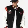 Custom Floral Embroidered Varsity Jacket RO-1887-26